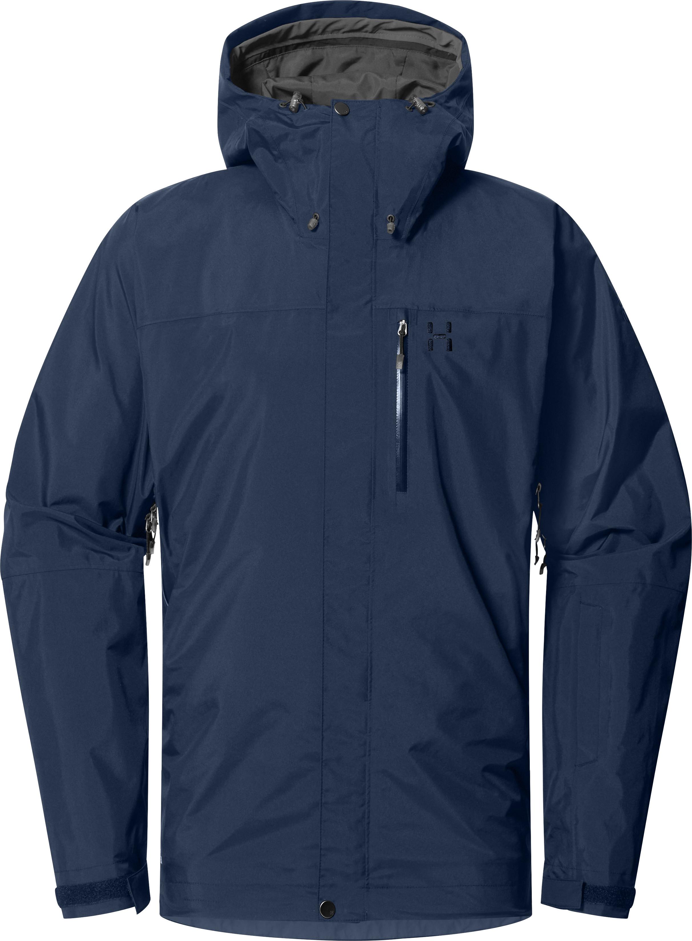 Blå Haglöfs Astral GORE-TEX II skalljakke for herre
